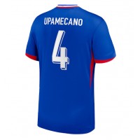 Francúzsko Dayot Upamecano #4 Domáci futbalový dres ME 2024 Krátky Rukáv